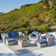 preview thumbnail 20 of 21, Corvus Martinka 9-piece Cushioned Wicker Patio Chat Set