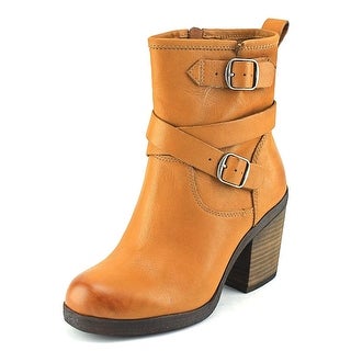 Lucky Brand Orenzo Round Toe Leather Ankle Boot