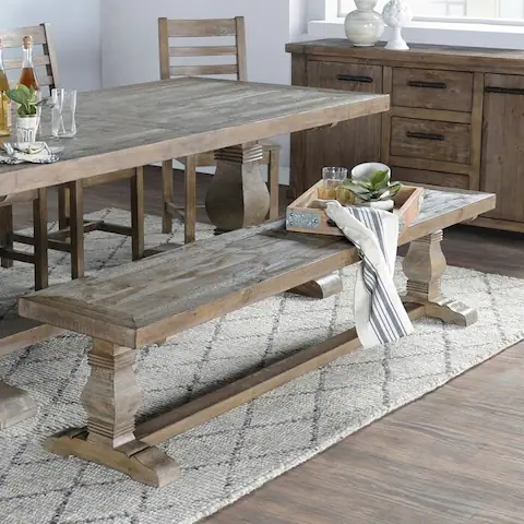 Kasey Reclaimed Wood Dining Bench by Kosas Home