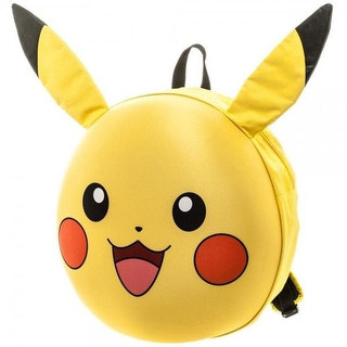 Novelty Pokemon Pikachu 3D Moulded Backpack