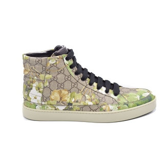 Mens Gucci 'Common' High Top Sneakers In "Bloom Print" Size U.S. 10