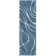 preview thumbnail 42 of 103, SAFAVIEH Florida Shag Sigtraud Abstract Waves 1.2-inch Area Rug