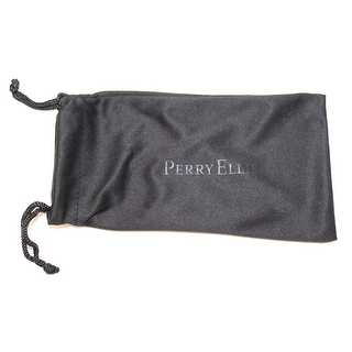 Perry Ellis Mens Sunglass PE18 4 Crystal Brown Plastic Wrap,Solid Brown Lens - Medium