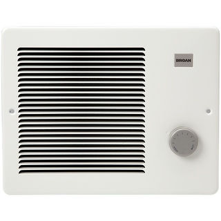 Broan 174 Fan Forced Wall Heater, 7-3/4" x 10-1/4" x 3-3/4", White
