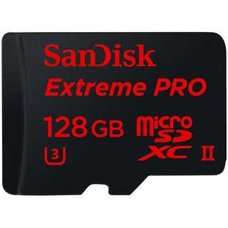 Sandisk Sdsqxpj-128G-Ancm3 Sandisk Extreme Pro Microsdxc Card With Usb 3.0 Adapter, 128Gb
