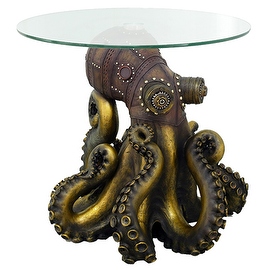 Steampunk Octopus Side Table