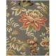 Thumbnail 4, Nourison Fantasy Traditional Floral Hooked Area Rug. Changes active main hero.