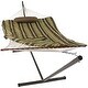 Rope Hammock with Stand Pad & Pillow - Portable - Choose Color - Thumbnail 20