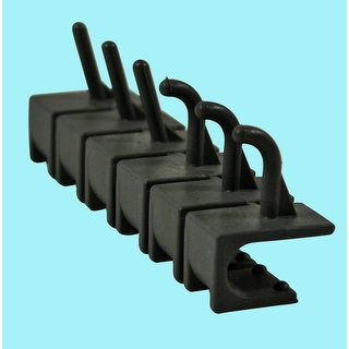 Hooks Fiberglass/Polymer Hook Strip of 6 Utility Hooks
