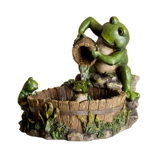 Alpine TT2508 Mother Frog Bathing Family Fountain With Pump