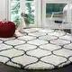 preview thumbnail 10 of 128, SAFAVIEH Hudson Shag Ogee Trellis 2-inch Thick Area Rug