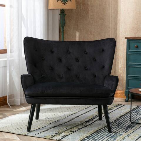 40.16''Wide Fabric Padded Accent Chair