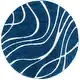 preview thumbnail 94 of 103, SAFAVIEH Florida Shag Sigtraud Abstract Waves 1.2-inch Area Rug