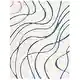 preview thumbnail 65 of 103, SAFAVIEH Florida Shag Sigtraud Abstract Waves 1.2-inch Area Rug