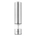 Zelancio Electric Salt and Pepper or Spice Grinder Set | Battery Powered One Touch Grind|Set of 2 Mills