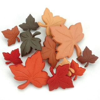 Dress It Up Holiday Embellishments-Autumn Leaves