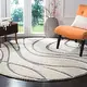 preview thumbnail 9 of 103, SAFAVIEH Florida Shag Sigtraud Abstract Waves 1.2-inch Area Rug