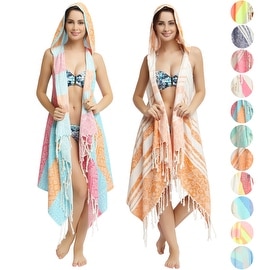 Eshma Mardini Swimwear Bikini Hooded Cover-Up Beach Dress - Hoodie