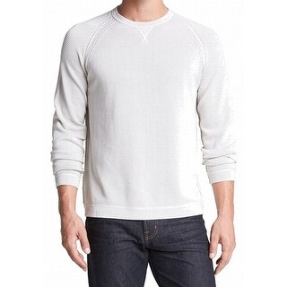 Tommy Bahama NEW Gray Mens Size Medium M Crewneck Sweater Cotton