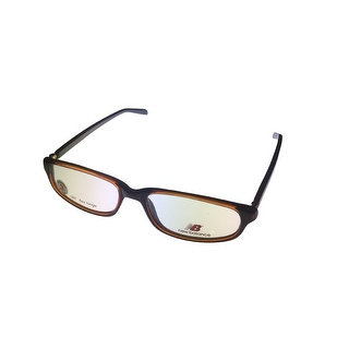 New Balance Mens Opthalmic Eyeglass Plastic Frame #361 1 Brown - Medium