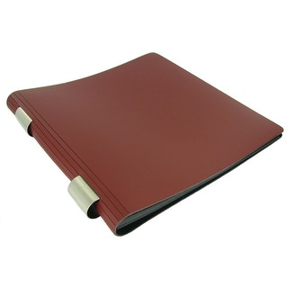 Red Leather Scrapbook Album