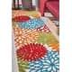 preview thumbnail 23 of 158, Nourison Aloha Floral Modern Indoor/Outdoor Area Rug 2'3" x 10' Runner - Red/Orange