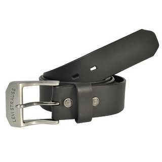 Levis Men's Leather 1 1/2 Inch Beveled Edge Bridle Belt