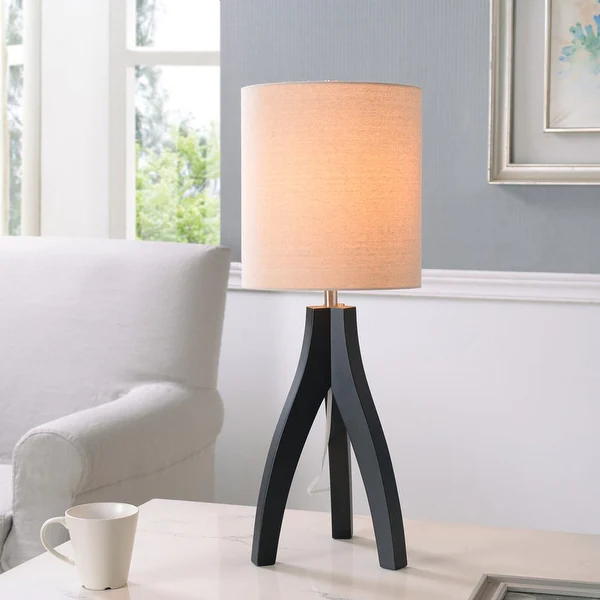 Oxford Wood 3-way Table Lamp