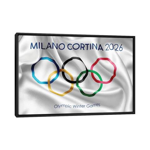 iCanvas "Olympic Games Milano Cortina 2026" by Alessandro Della Torre Framed Canvas Print