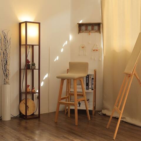 CO-Z LED 3-shelf Etagere Floor Lamp