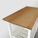 Thumbnail 21, 2-shelf Natural Solid Wood Top Kitchen Island - N/A. Changes active main hero.