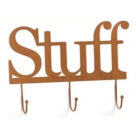 Demdaco Embellish Your Story Rustic Stuff Wall Word With Hooks