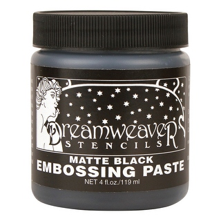 Dreamweaver Embossing Paste 4oz-Matte Black