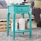Thumbnail 23, Daniella 1-Drawer Wood Storage Accent End Table by iNSPIRE Q Bold. Changes active main hero.