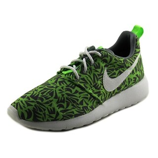 Nike Roshe One Print (GS) Youth Round Toe Canvas Green Running Shoe