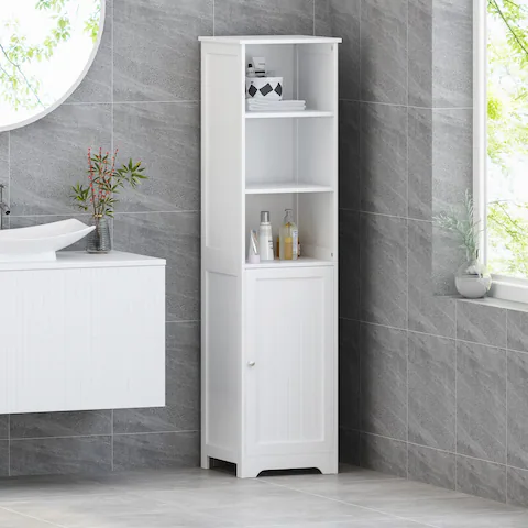Heineberg Free-standing Bathroom Storage Cabinet by Christopher Knight Home