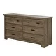 Versa Country Cottage 6-drawer Double Dresser - Thumbnail 7