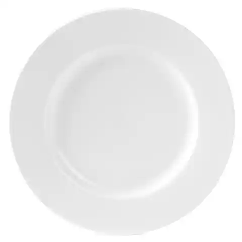 Everyday White by Fitz and Floyd Classic Rim 10.75-Inch Dinner Plates, Set of 4 - 10.75 Inch