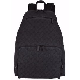 New Gucci 179606 Black DENIM Unisex GG Guccissima Travel Backpack Rucksack Bag