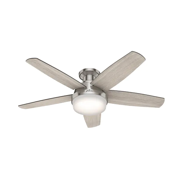 Hunter 48" Avia Low Profile Ceiling Fan with LED Light and Handheld Remote
