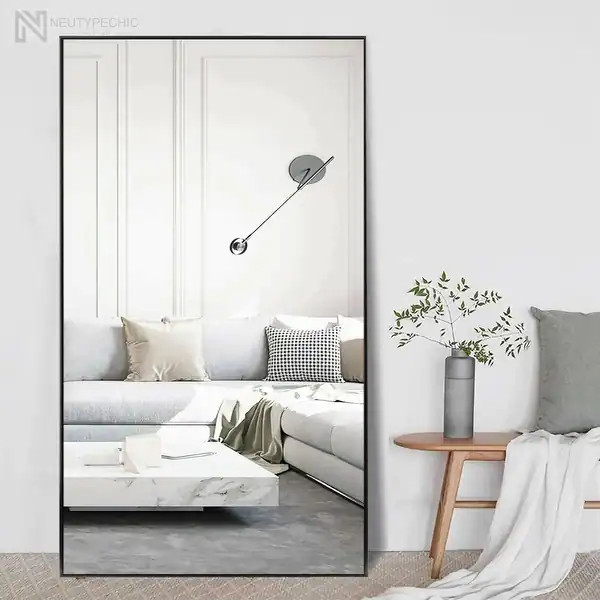 Neutypechic Huge Modern Framed Full Length Floor Mirror