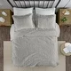 Madison Park Syracuse Grey Ultra Plush Comforter Set - Thumbnail 2