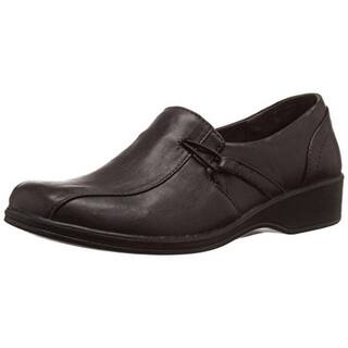 Easy Street Womens Lara Leather Casual Loafers
