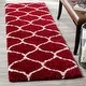 preview thumbnail 78 of 128, SAFAVIEH Hudson Shag Ogee Trellis 2-inch Thick Area Rug