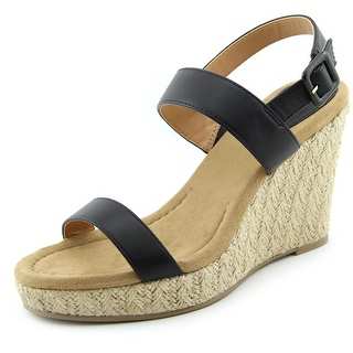 Style & Co Radleyy Open Toe Synthetic Wedge Sandal
