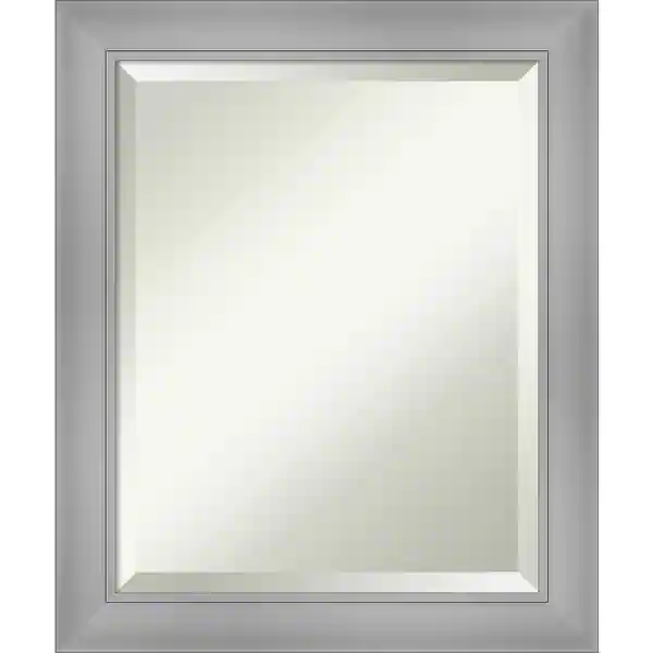 Flair Beveled Framed Bathroom Vanity Wall Mirror