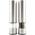 Zelancio Electric Salt and Pepper or Spice Grinder Set | Battery Powered One Touch Grind|Set of 2 Mills