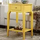 Thumbnail 19, Daniella 1-Drawer Wood Storage Accent End Table by iNSPIRE Q Bold. Changes active main hero.