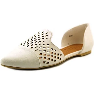 Coconuts By Matisse Elective Women Round Toe Synthetic White Flats