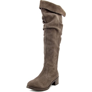 Matisse Cabriolet Round Toe Suede Over the Knee Boot